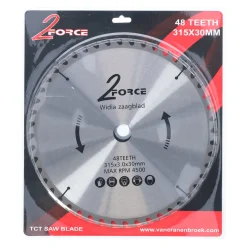 2-Force Toebehoren Elektrisch Gereedschap<Zaagblad Ø315 mm 30as 48T