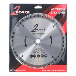 2-Force Toebehoren Elektrisch Gereedschap<Zaagblad Ø235 mm 30as 40T
