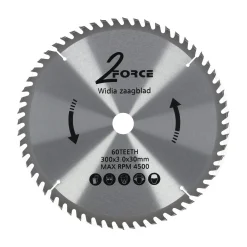 2-Force Toebehoren Elektrisch Gereedschap<Zaagblad Ø300 mm 30as 60T