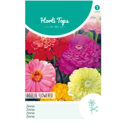 Horti Tops Moestuin<Zinnia Dahliabloemig
