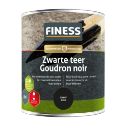 Finess Beits En Vernis<Zwarte teer 750ml